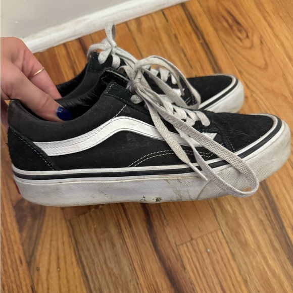 Black old skool vans- women’s - Picture 3 of 5